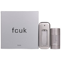 Fcuk for Him - 50ml Eau de Toilette Spray & 75gr