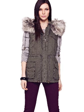 French Connection Freda Parka Gilet
