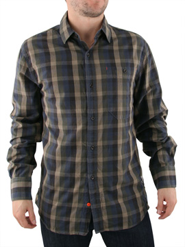 French Connection India Ink Check Shirt