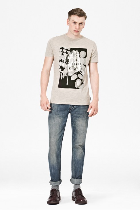 French Connection Invisible Printed T-Shirt