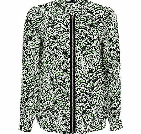 French Connection Leopard Moth Shirt