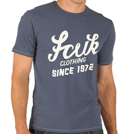 Mens 1972 T-Shirt Laundered Blue