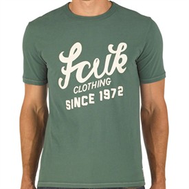French Connection Mens 1972 T-Shirt Spruce