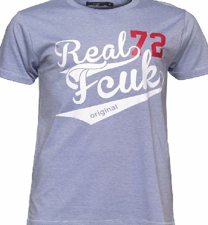 French Connection Mens FCUK Real T-Shirt Light
