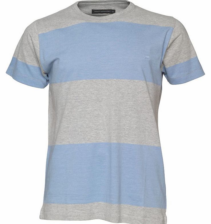 French Connection Mens Hello T-Shirt Grey Marl
