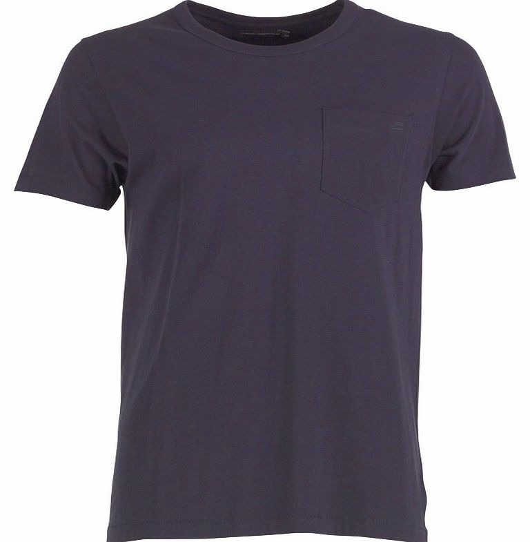 French Connection Mens One Pocket T-Shirt Marine