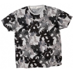 French Connection Mens Transformer Camo T-Shirt Rock