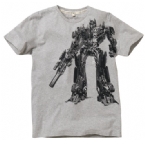 Mens Transformers T-Shirt Grey