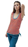 French Connection Womens Beaded Top