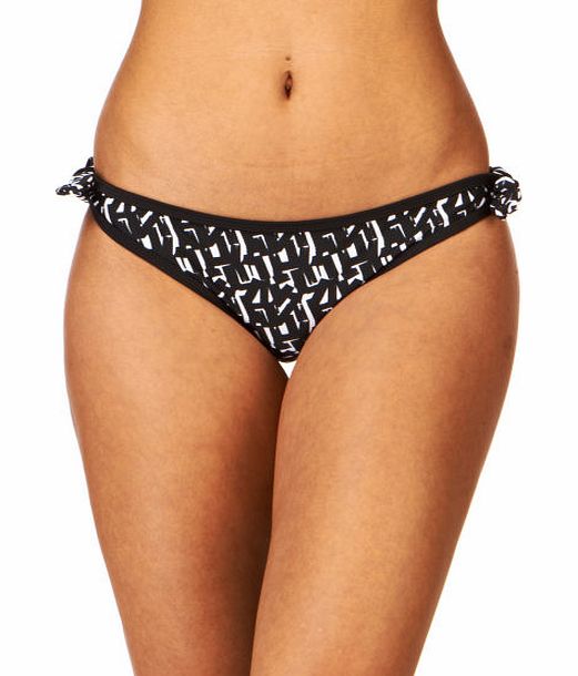 French Connection Womens French Connection Mini Brush Strokes Bow