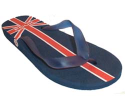 Womens Union Jack flip-flop