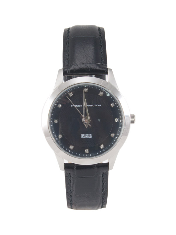 French Connection Womens Watch Black Strap