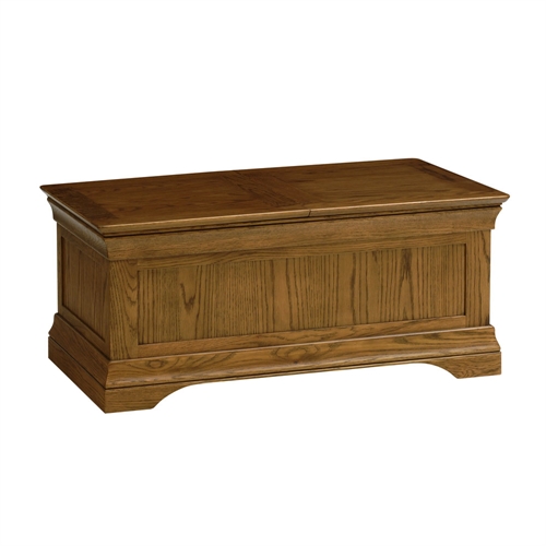 French Dark Oak Trunk Coffee Table 294.035