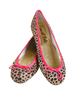 Harriet Leopard Ponyhair Pink Trim