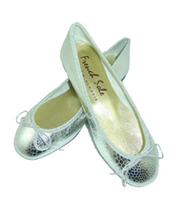 Harriet Silver Crocodile Silver Trim