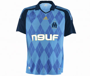French teams Adidas 08-09 Marseille away