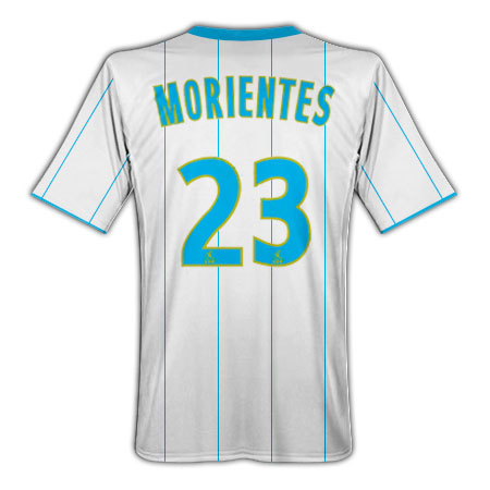 French teams Adidas 09-10 Marseille home (Morientes 23)