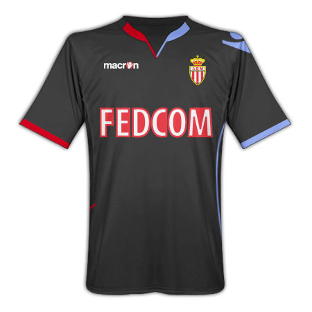 French teams Macron 2010-11 AS Monaco Away Macron Football Shirt