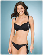 Freya Black Russian balconette bikini