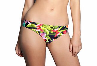 Freya Calypso black floral bikini briefs