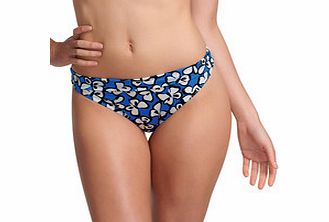Madame Butterfly cobalt bikini briefs