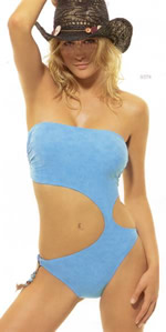 Freya Milla Cut Out Swimsuit 9374 Azure
