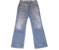 Friends of Bruce Dirty stitch detail jeans