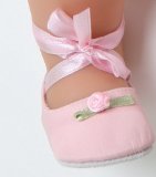 FRILLY LILY DOLLS BALLET SHOES SMALL SIZE 6 X 3.5 CM