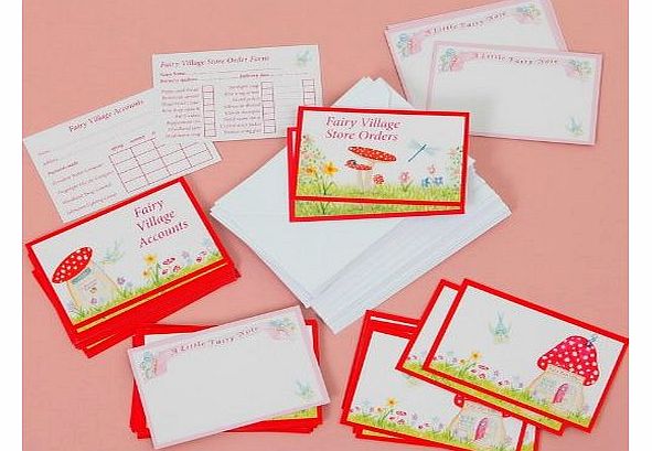 FRILLY LILY FAIRY POST OFFICE REFILL PACK OF 45 CARDS AND 20 ENVELOPES