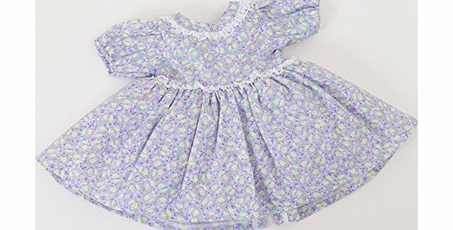 FRILLY LILY LILAC SPOTTY DRESS FOR 12-14 INCH MY 1ST BABY ANNABEL AND BABY BORN 