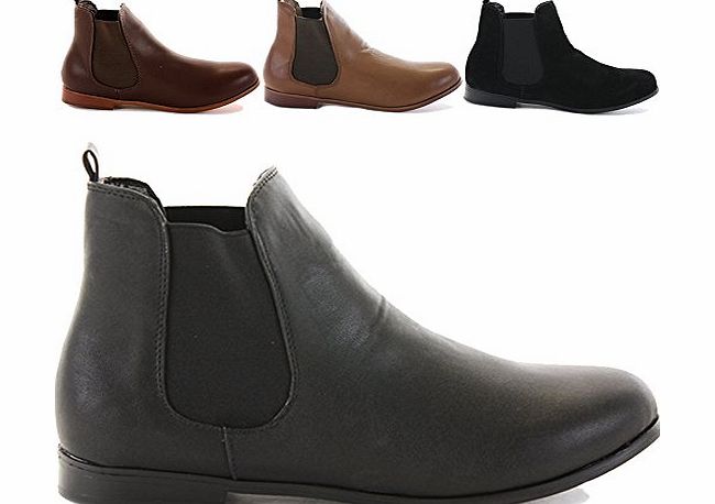 FrontCover LADIES WOMENS CHELSEA PIXIE FLAT LOW HEEL VINTAGE RETRO STYLE WINTER ANKLE BOOTS SIZE 3-8