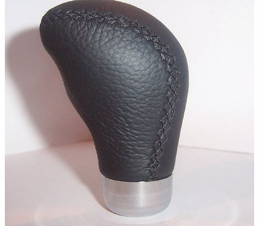Frontier Universal Black Leather Gear Knob