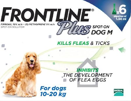 Frontline, 2102[^]0138958 Plus Spot On Medium Dog