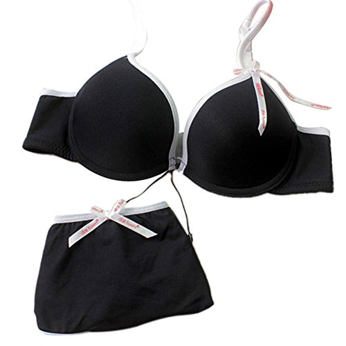 Women Underwear Lingerie Set Push Up Bra + Knickers 32 34 36 Padded Bra