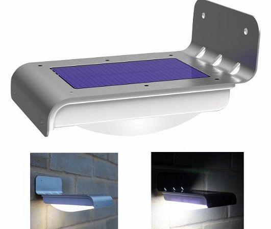 Frostfire 16 Bright LED Wireless Solar Powered Motion Sensor Light (Weatherproof, no batteries required)