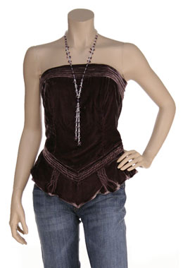 Velvet Bustier by FrostFrench