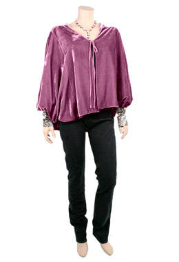 Velvet Cuffed Cape by FrostFrench