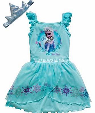 Frozen Disney Frozen Girls Aqua Nightdress - 18-24