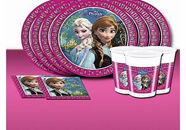 Disneys Frozen Complete Party Supplies Kit For 16