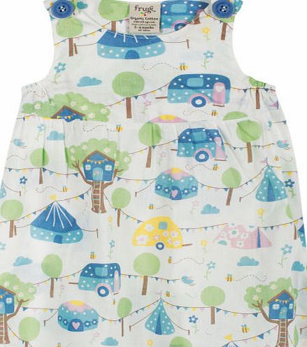 Frugi Girls Frugi Little Pretty Party Dress - Natural