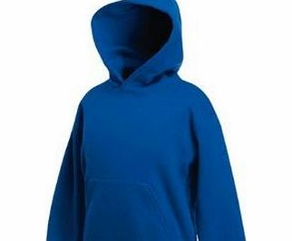 Fruit of the Loom Childrens Hooded Sweatshirt Hoodie (ROYAL BLUE, AGE 9/11)