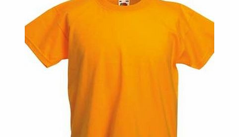 Fruit of the Loom  Kids Childrens Valueweight T-Shirt White 2-3 Years