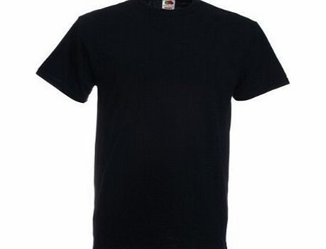 Fruit of the Loom Heavy Cotton T-Shirt - Black XXL