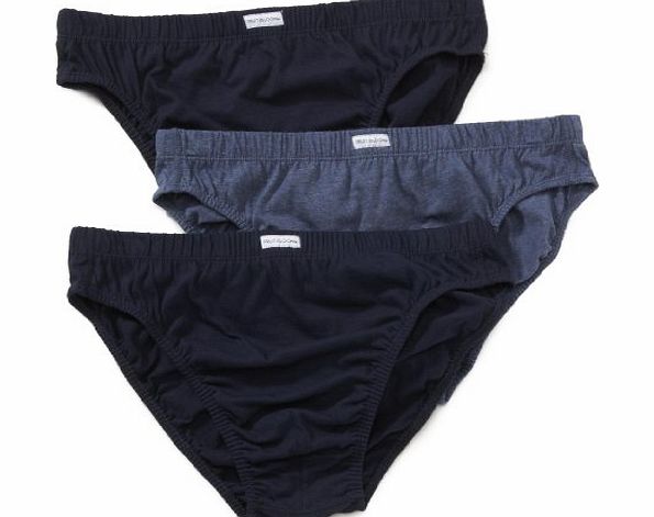 Fruit of the Loom Mens Underwear Classic Slip - 3-Pack - Navy - Medium