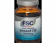 Cold Pressed Linseed Oil Capsules 1000mg -