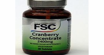 Cranberry 2400mg 30 Tablets