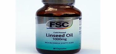 Fsc Organic Linseed Oil 1000mg 50 Capsules