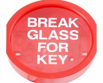 FSSS Ltd BREAK GLASS KEY BOX WITH PLASTIC PRINTED COVER-FIRE ALARM-SECURITY-NEW-FAST POST