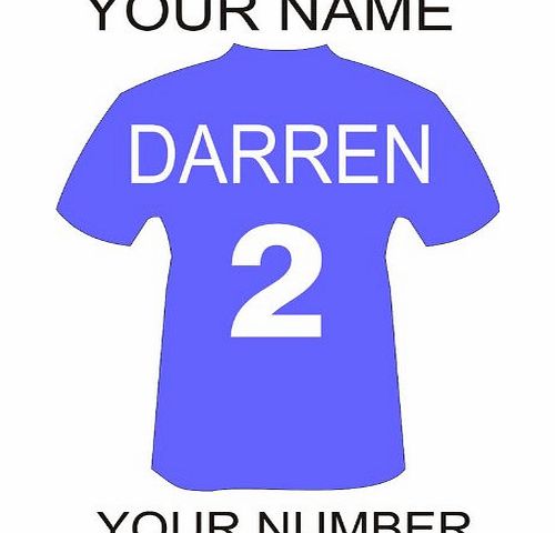 FSSS Ltd FOOTBALL TSHIRT WALL ART VINYL STICKER