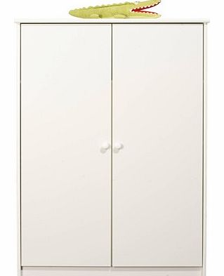FTG KIDS World White 2 Door Wardrobe